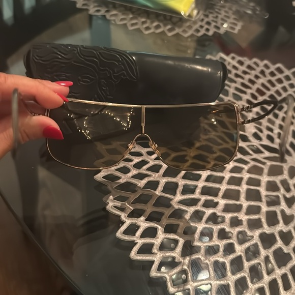 Versace Rhinestone Sunglasses - Picture 3 of 4